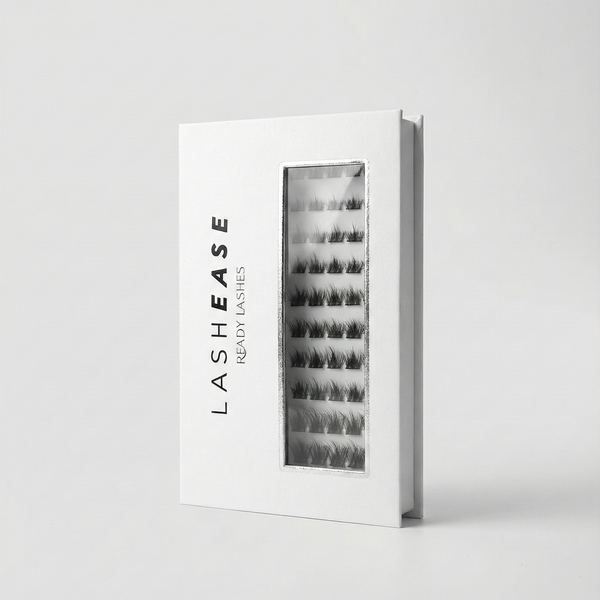 Lash Ease Ready Lash Softie pre-glued clusters, natural wispy lash style