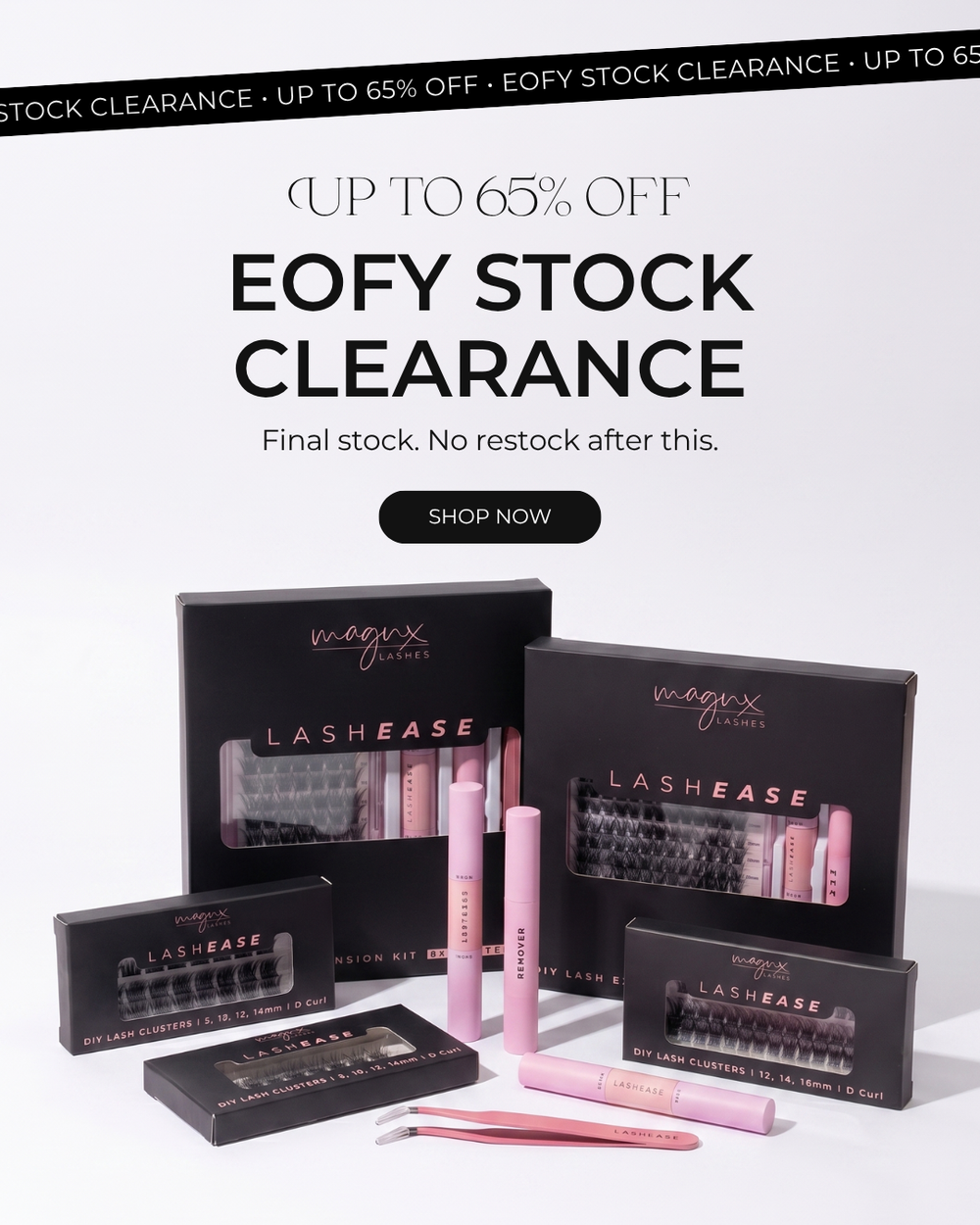 Lash Ease Ready Lash pre-glued cluster set, shop the collection